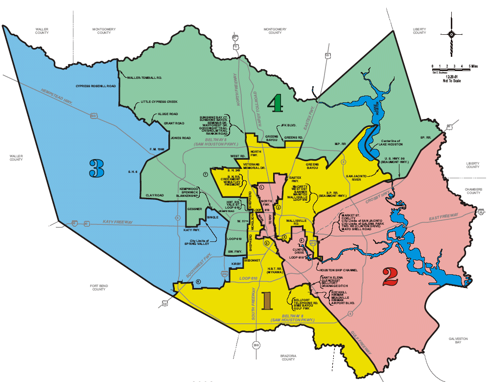 Harris County Texas Precinct Map Harris County Precinct 4 Map World Map...